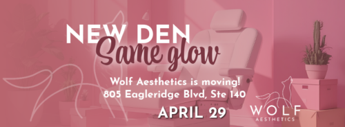 Wolf Aesthetics is Moving on April 29.